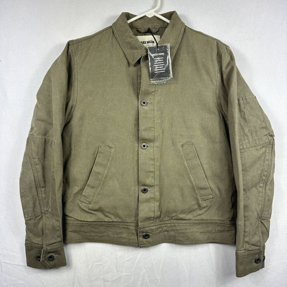 Buck Mason Olive Military Field Jacket